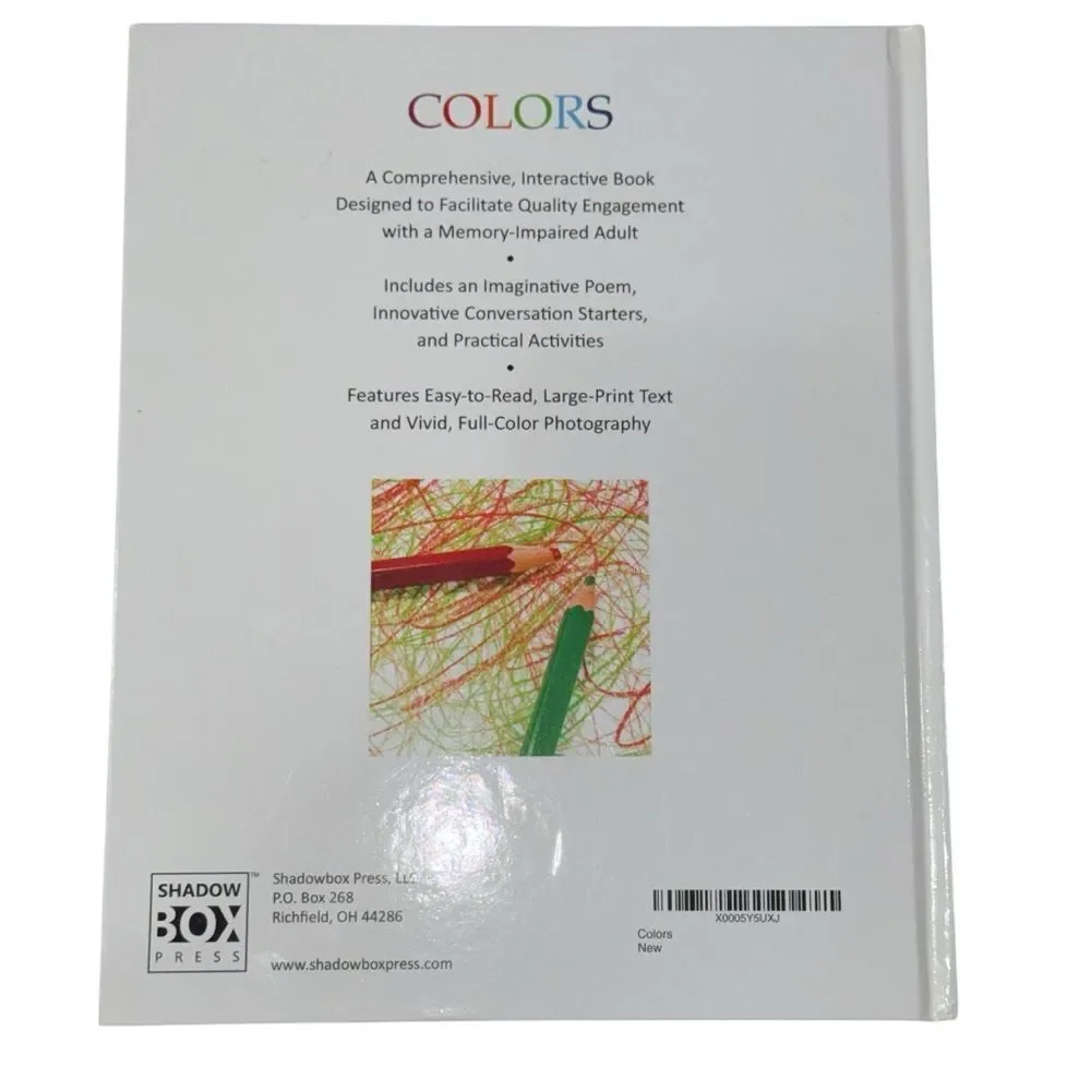 Colors An Exploration of Color through Poetry and Pictures Memory-Impaired Adult